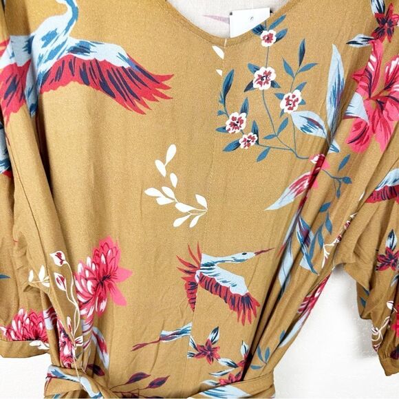 Rachel Pally Short Midi Floral Fall Dress Small NWT - Picture 4 of 9